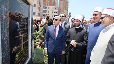 المفتي يشهد افتتاح المرحلة الأولى من تطوير ساحة المسجد الإبراهيمي