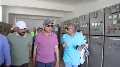 خدمةالقرى وتحسين جودةالحياة.محافظ المنيا يتابع أعمال توسعةالمحطات