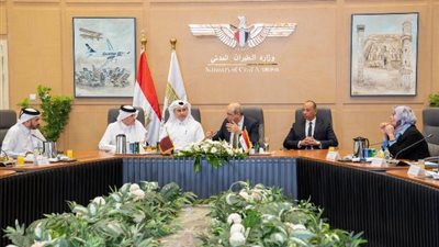 الحفني يستقبل وفدًا قطريًا رفيع المستوى ويعلن عن مشروع مشترك