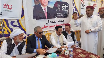 إنطلاق فعاليات ثانى قوافل مبادرة ( مطروح الخير ) لأهالي المثانى