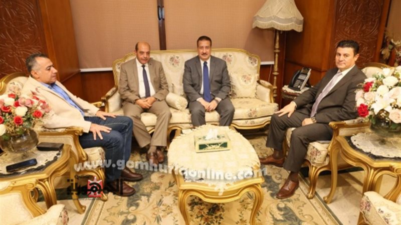 محافظ المنوفية والسكرتير