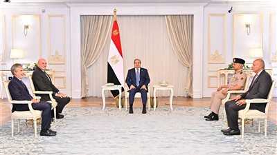الرئيس السيسي يبحث مع وزير الدفاع الإيطالي تعزيز التعاون بين البلدين