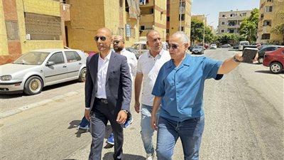 الغيطي يتابع تطوير الأحياء القديمة بالتجمع الخامس