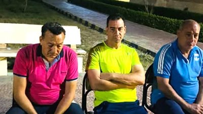 مجلس شربين يزور الفريق الأول بمعسكره بجمصة