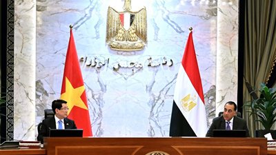 رئيس الوزراء يستقبل رئيس جمهورية فيتنام الاشتراكية