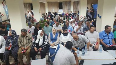 إقبال كبير ليلاً على لجان مدينة بدر فى انتخابات مجلس الشيوخ 2025 فيديو