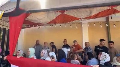 اقبال كثيف من الناخبين على اللجان الانتخابية بـ 15 مايو
