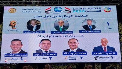 تقدم مرشحى التحالف الوطني في حصر لانتخابات الشيوخ فى البحيرة