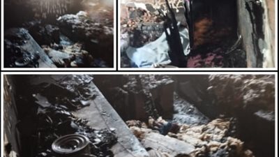 مصرع أم حامل وطفلتيها في حريق مأساوي بشبرا الخيمة