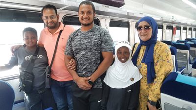 لاعبو الجودو باسوان في البطولة العربية