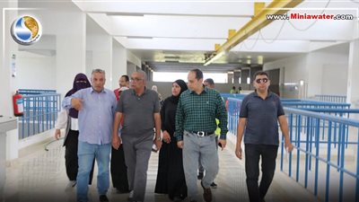 رئيس مياه المنيا : يتفقد محطات المياه والصرف بمركز ابوقرقاص