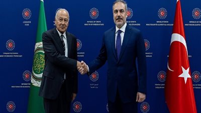 أبو الغيط يبحث مع وزير الخارجية التركي تطورات الأوضاع في المنطقة