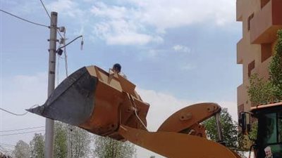 تكثيف جهود إزالة التعديات على أراضى أملاك الدولة فى أسوان