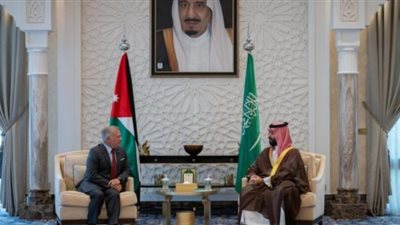 محمد بن سلمان يستقبل العاهل الأردني في نيوم السعودية