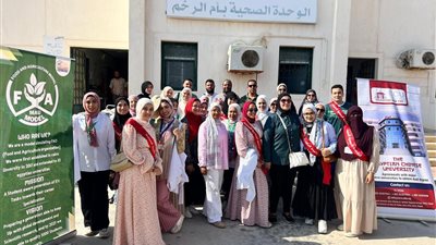 جامعة مطروح تنظم قافلة شاملة بالتعاون مع الجامعة المصرية الصينية