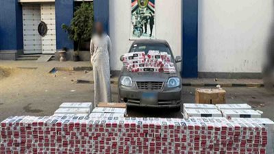 ضبط 62 ألف عبوة سجائر مهربة ومجهولة المصدر بالإسكندرية والبحيرة