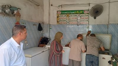 حملة رقابية بمطاي تسفر عن تحرير 24 محضرًا متنوعًا