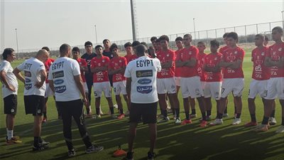 منتخب مصر يختتم استعداداته قبل التوجه إلى أبها للمشاركة بكأس الخليج