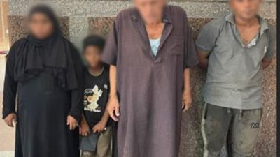 ضبط متسولين ظهروا في مقطع فيديو بالمقطم