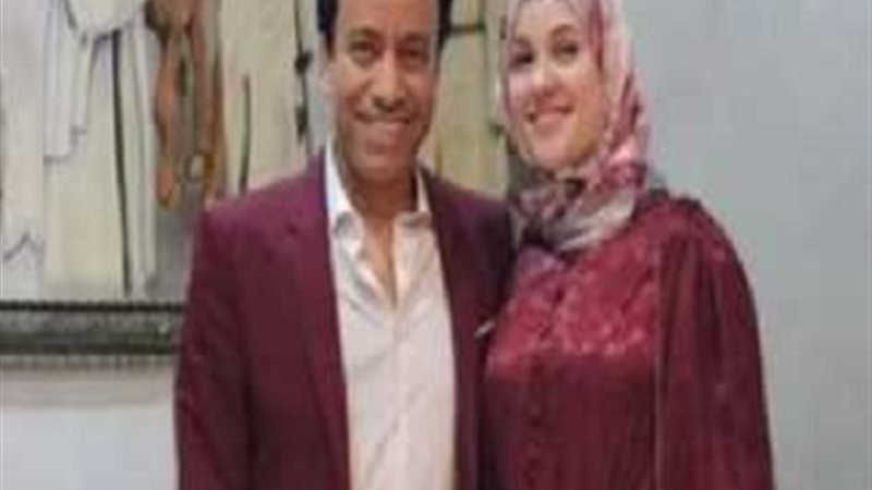 سامح حسين وزوجته