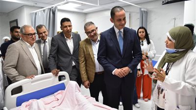 نائب وزير الصحة يتفقد مستشفى أطفال مصر لمتابعة أعمال التطوير