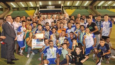 تتويج مركز شباب طحلة بلقب دوري القليوبية لمراكز الشباب لكرة القدم