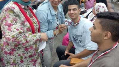 مشاركة متميزة لجامعة السادات بمهرجان ذوي الهمم الرياضى في بنها