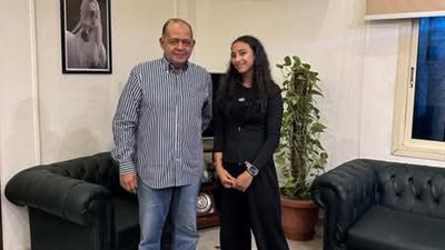 رئيس الجياد يستقبل بطلة أفريقيا فاطيما أحمد بعد عودتها من التتويج
