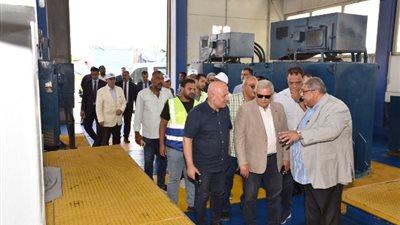 القابضة لمياه الشرب تتابع جهود رفع كفاءة محطة معالجة عرب أبو ساعد