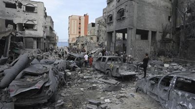 استشهاد 5 فلسطينيين في قصف إسرائيلي على مدينة غزة