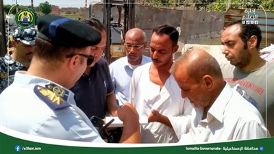 حملة أمنية لإزالة أوكار النباشين بالإسماعيلية..صور