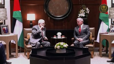 ملك الأردن للرئيس الفلسطيني:ندعم قيام دولة مستقلة وفق حل الدولتين