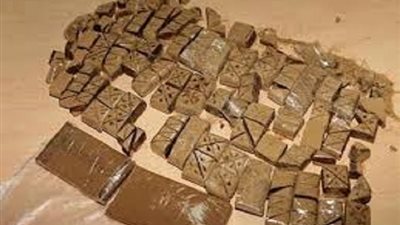ضبط 30طربه.حشيش قبل ترويجها بالعاشر من رمضان