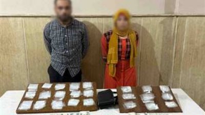 زوجها صورها أثناء تعاطى المخدرات لزيادة نسبة المشاهدات ..والداخلية ضبطتهما