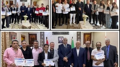 مدير تعليم القليوبية يكريم الفائزين في 