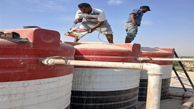 حملة لتطهير خزانات مدرسة السواحل الابتدائية بأرمنت