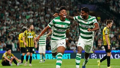 دورى أبطال أوروبا .. سبورتنج لشبونة يكتسح كيرات ألماتى برباعية