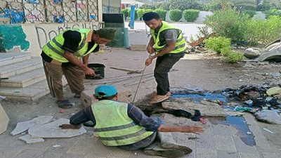 جهاز العاشر يواصل خطط تحسين المرافق وخدمة السكان