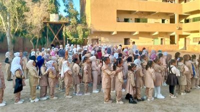 188602طالب يبدأون العام الدراسي بمطروح..اليوم