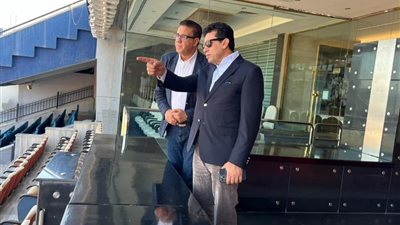 وزيرالرياضة يتفقد ملعب استاد القاهرة الدولي قبل استئناف مباريات الدوري