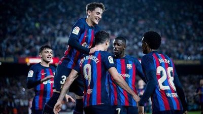تشكيل برشلونة ضد خيتافي بالدروي الإسباني.. ليفاندوفسكي في الهجوم