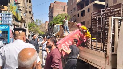 محافظة الجيزة: حملات مكثفة لرفع تعديات المقاهي والمحلات