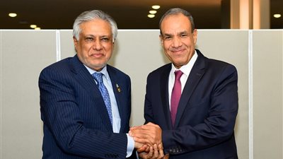 وزير الخارجية يعقد مباحثات مع نظيره الباكستاني