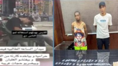 ضبط عاطلين بحالة غير طبيعية بالطالبية والتحريات تكشف مفاجآت
