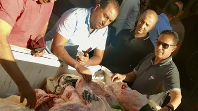 ضبط 200 كيلو لحوم ودواجن فاسدة بمطعم بير السلم بالاسماعيلية