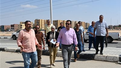 جولة لرئيس جهاز العاشر لمتابعة 