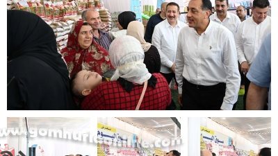 رئيس الوزراء يتفقد سوق اليوم الواحد للسلع الغذائية بأشمون