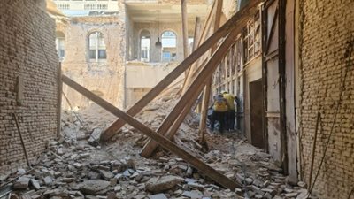 انهيار مبنى لوزارة الداخلية بسوريا وأنباء عن وجود ضحايا