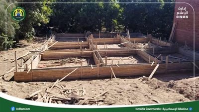 إزالة فورية لبناء مخالف على أراضي زراعية بالإسماعيلية