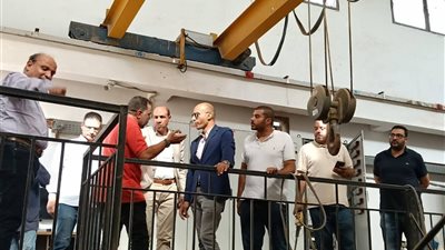 الغيطي فى جولة تفقدية موسعة بمحطة مياه مدينة العبور